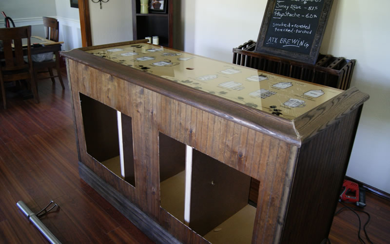 Bar moves inside