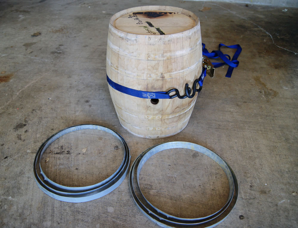 Organize barrel hoops