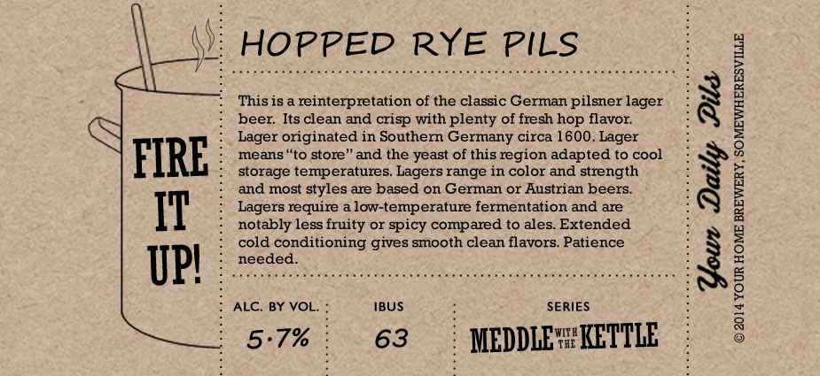 Hopped Rye Pilsener