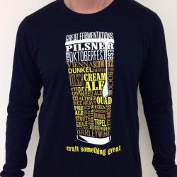 Beer Styles Long Sleeve Shirt - LARGE