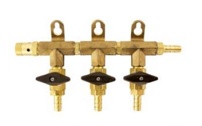 Gas Manifold - 3 Way