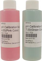 pH Calibration Solutions (Set of 2)