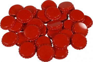 Red Bottle Caps (50)