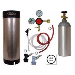 Basic Homebrew Keg Kit - Used Ball Lock Keg - Taprite Regulator