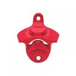 Red Open Bottle Here Wall MountBottle Opener