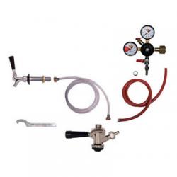 Draft Beer Refrigerator Commercial Keg Kit - 1 Faucet