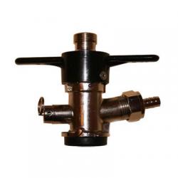 American "D" Keg Tap (Coupler - Sanke) - Twist on Style