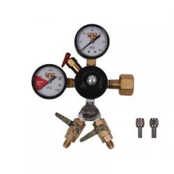 CO2 Beer Regulator - WYE Chudnow Regulator - Double Gauge